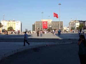 Taksim Square in the heart of Istanbul